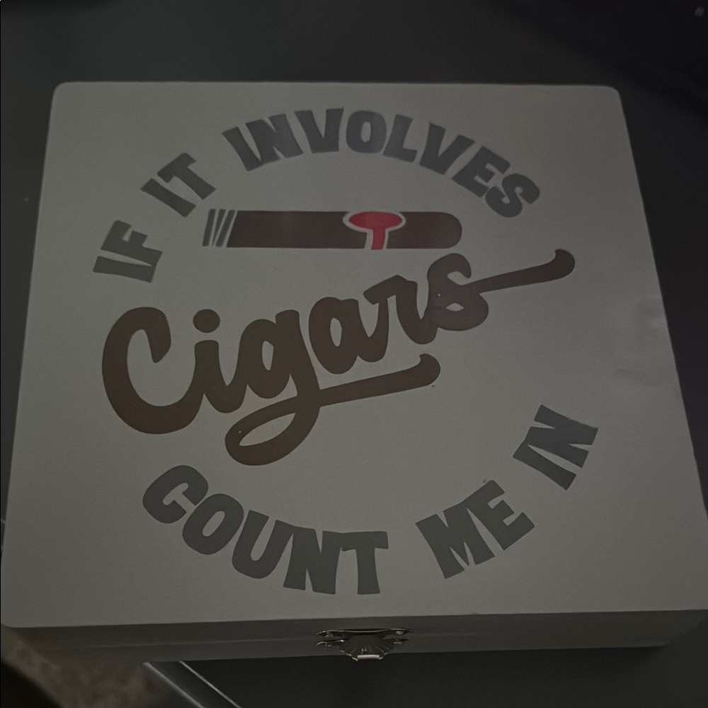 Cigar Themed Storage Box